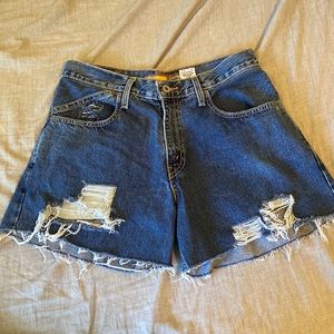 Ripped Jean Shorts size 30w